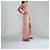 Vestido Maxi Halterneck Acanalado Jacquemus - Rosa Blush - vista 5