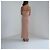Vestido Maxi Halterneck Acanalado Jacquemus - Rosa Blush - vista 8