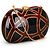 Rocio Holz-Clutch mit geometrischem Design in Schwarz