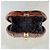 Rocio Holz-Clutch mit geometrischem Design in Schwarz - Ansicht 6