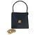 MCM Vintage Mini Handtasche aus schwarzem Leder