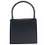 MCM Vintage Mini Handtasche aus schwarzem Leder - Ansicht 2
