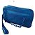 Louis Vuitton Pochette in pelle blu monogramma impresso