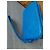 Louis Vuitton Pochette in pelle blu monogramma impresso - vista 3