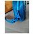 Louis Vuitton Pochette in pelle blu monogramma impresso - vista 4