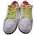 Chanel White Leather Multi-Color Sneakers