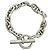 Hermès Pulsera de Dijes Hermes Chaine d'Ancre GM 13-link en Plata de Ley 925