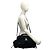 Prada Schultertasche aus Tessuto-Nylon und Leder mit Dreiecks-Logo - Ansicht 2
