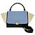 Céline Celine Trapeze Medium Handtasche aus tricolor Leder