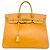 Hermès Sac à main Hermes Birkin 40 en cuir marron