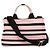 Saco Tote Prada B1877B rosa em lona