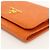 Carteira Prada Tri-fold em Orange - vista 6