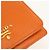 Carteira Prada Tri-fold em Orange - vista 8