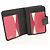 Cartera bi-fold Prada en piel de becerro negra - vista 3