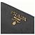 Cartera bi-fold Prada en piel de becerro negra - vista 6