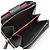 Cartera bi-fold Prada en piel de becerro negra - vista 7