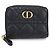 Christian Dior Bi-fold Wallet in Black Leather