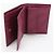 Prada Bi-Fold Geldbörse aus lila Saffiano-Leder - Ansicht 3