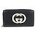 Gucci Black Leather Long Wallet