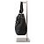 Borsa Hobo Burberry Waltham in pelle martellata nera - vista 3