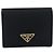 Saffiano PRADA Bifold Wallet Nylon Black Gold - view 13