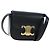 Céline CELINE Triomphe Shoulder Pouch Leather Black Gold