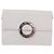 Edge Céline CELINE Circle Shoulder Bag Leather White Silver - view 2