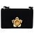 Sac à épaule à chaîne PRADA Velours Noir Or - vue 13