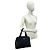 Prada Triangle Logo Hardware Tessuto Pocono Handbag - view 2