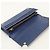 Portafoglio lungo Prada bifold in pelle di vitello Navy - vista 3