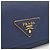 Portafoglio lungo Prada bifold in pelle di vitello Navy - vista 7