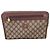 Pochette Gucci GG Supreme Monogram Marrone