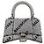 Borsa Balenciaga Hourglass XS Logo Rhinestone