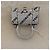 Borsa Balenciaga Hourglass XS Logo Rhinestone - vista 8