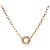Collana Cartier Damour in oro rosa con zaffiro - vista 2