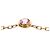 Collana Cartier Damour in oro rosa con zaffiro - vista 6