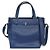 Bolso de mano de piel Valextra B Cube V5C67 para mujer en azul