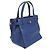 Bolso de mano de piel Valextra B Cube V5C67 para mujer en azul - vista 20
