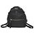 Fendi By The Way Flower Black Leather and Beads Backpack