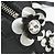 Fendi By The Way Flower Black Leather and Beads Backpack - view 7