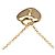 Autre Marque Tiffany Heart Lock Key Halskette in Roségold - Ansicht 5