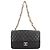 Borsa a tracolla Chanel Matelassé in pelle nera