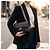 Borsa a tracolla Chanel Matelassé in pelle nera - vista 12