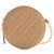 Chanel Beige Quilted Lambskin About Pearls Round Clutch with Chain - vista 2