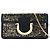 Salvatore Ferragamo Borsa a spalla Ferragamo Thalia in raso nero con paillettes e Gancini