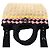 Bolsa Satchel Prada em ráfia bege - vista 12