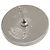 Chanel Silver CC Silver Plated Button Push Back Earrings - view 3