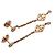 Hermès Boucles d'oreilles puces Hermes Pink Gold - vue 4