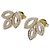 Boucles d'oreilles puces Harry Winston en or jaune 18K - vue 3