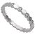 Anel Aliança Chaumet em Ouro Branco 18K - vista 4
